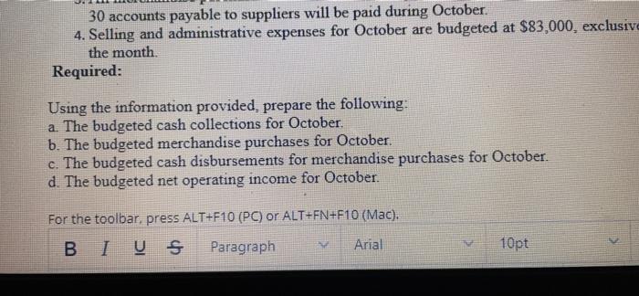 as shown below: Riffa Company Balance Sheet September 30 Assets Cash $60,200