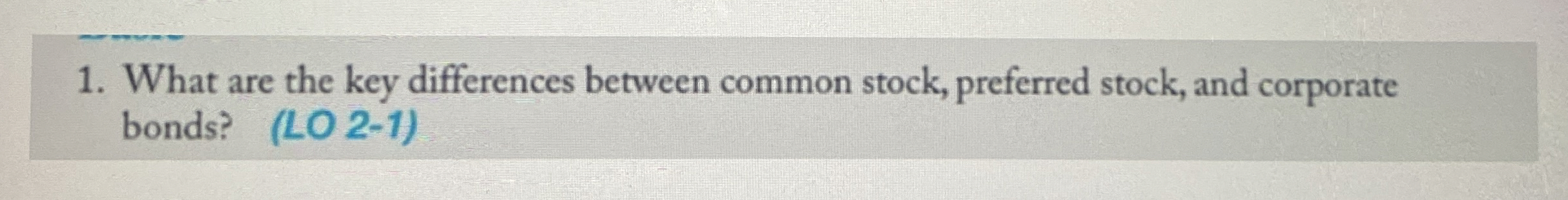  What are the key differences between common stock, preferred stock, and