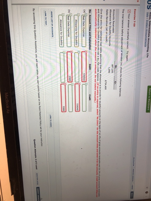  Us Hele Stem Ancements US Intermediate Accounting. 17 Exercise 7-09 Your