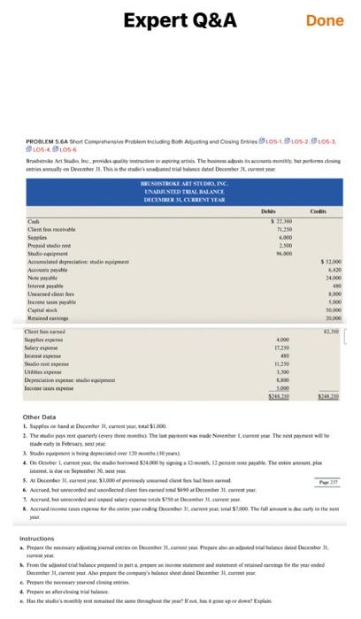 problem 5.6A I am having trouble figuring out the answer for E.