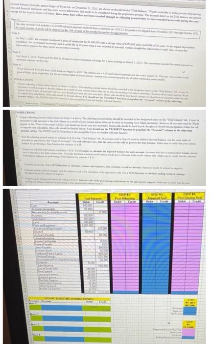 just need help with journal entries in the notes. journal entries are