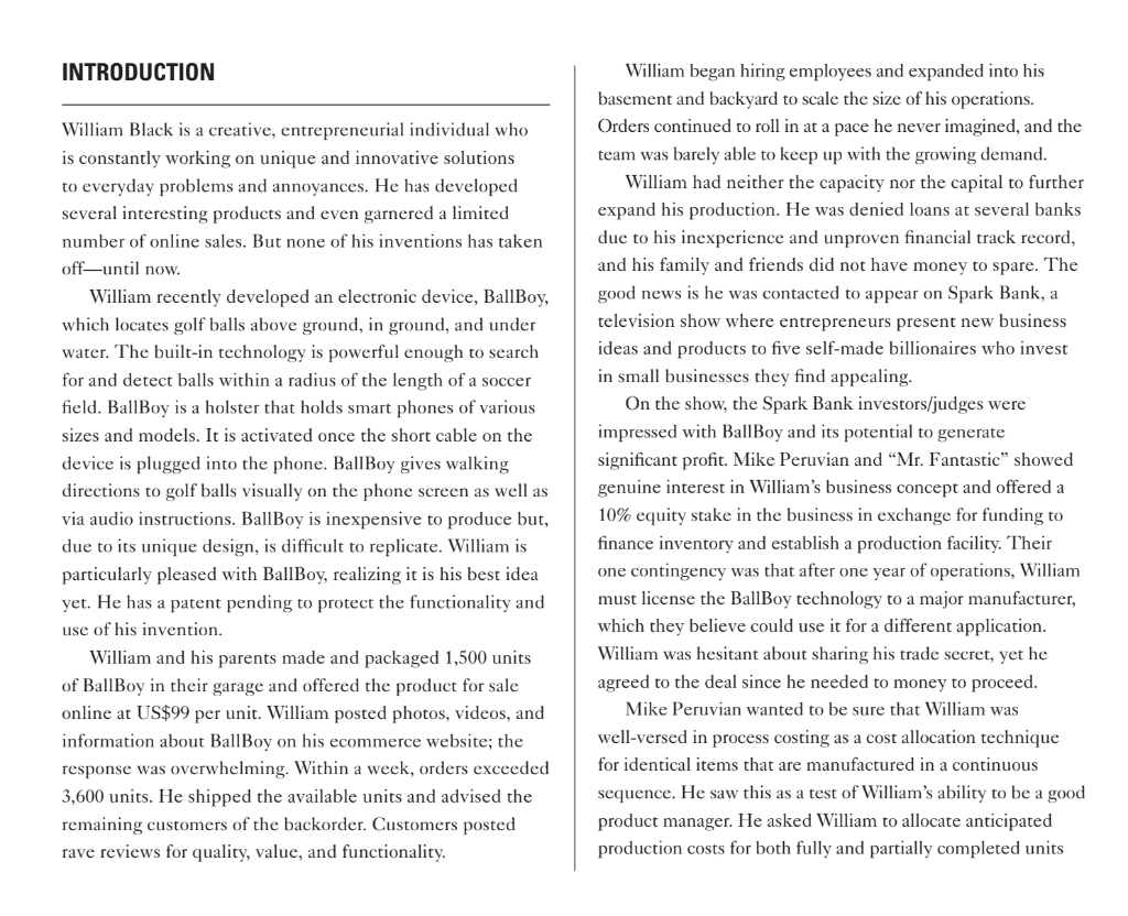 Here is the spreadsheet i did How should William respond to