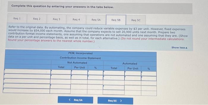 value.) Complete this question by entering your answers in the tabs below.