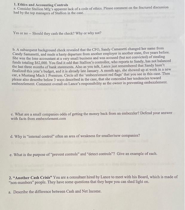 Please anwer the complete paper (1 and 2 question) Attached is also