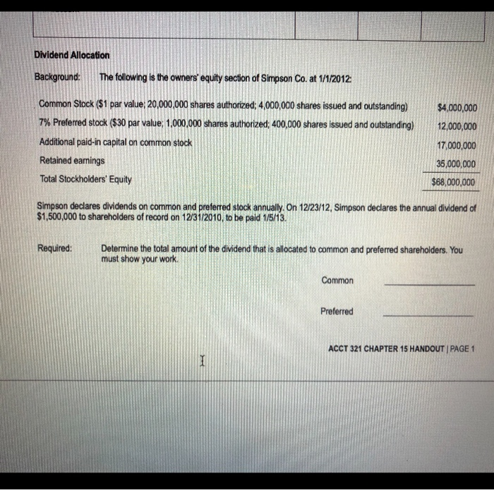 effects (ncluding account names and dollar amounts) of the following transactions or