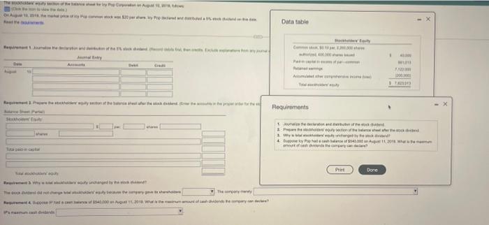 the data) On August 10, 2019, the market price of ley Pop