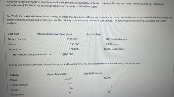  Xylon Corp. has contracts to complete weekly supplements required by forty-six