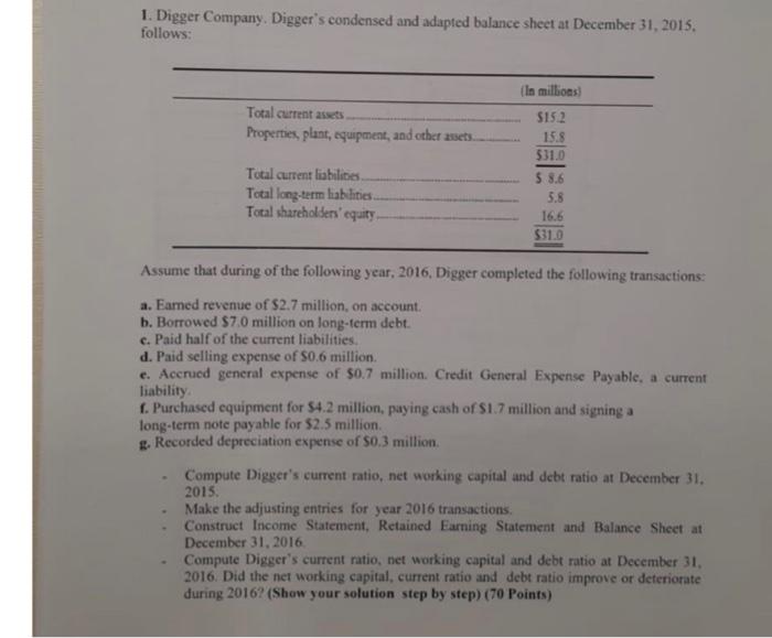 Can you write clearly with which formulas you used in answers? 1.