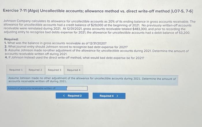 of its ending balance in gross accounts receivable. The allowance for uncollectible