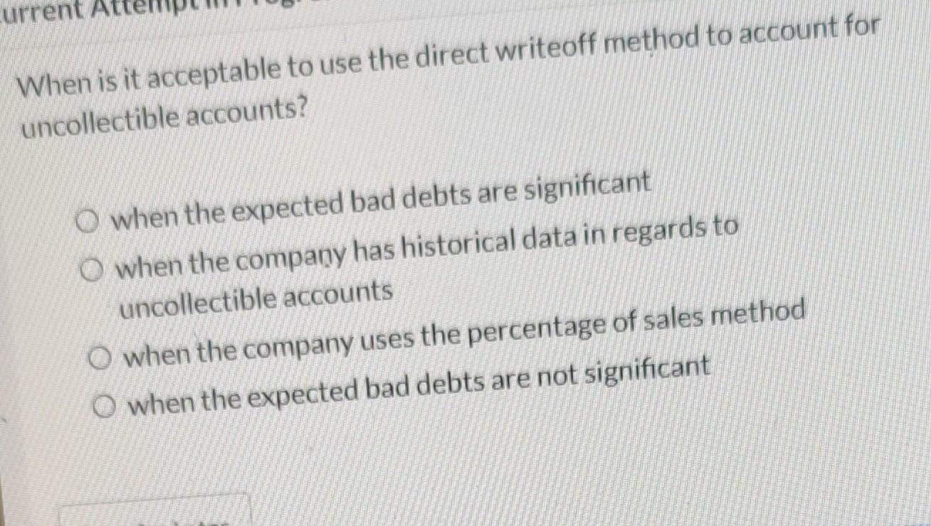 the company may have overly high levels of inventory. O If the