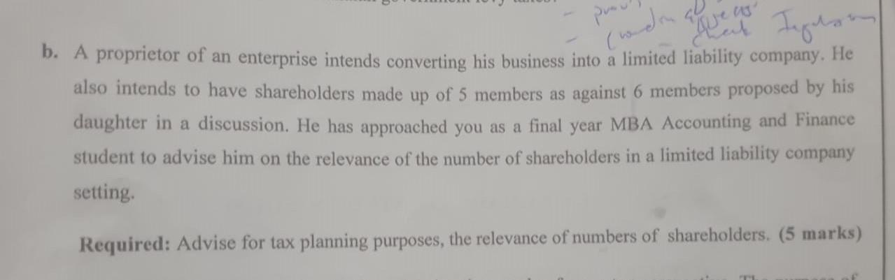 Type or paste question here pus Week Ingason b. A proprietor of
