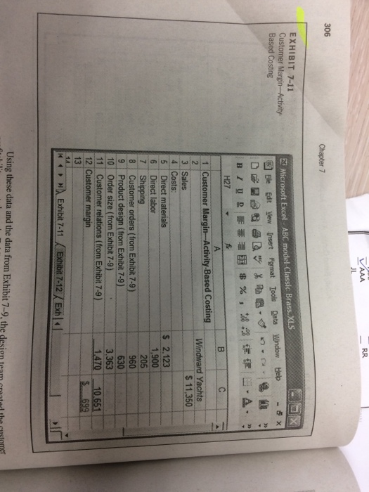 13 2. Compute the activity rate for each activity cost poo 3.