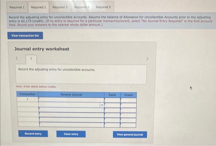 in the tabs below. Required: Complete this question by entering your answers