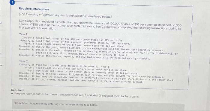  transactions for journal entries are below ! please include the year