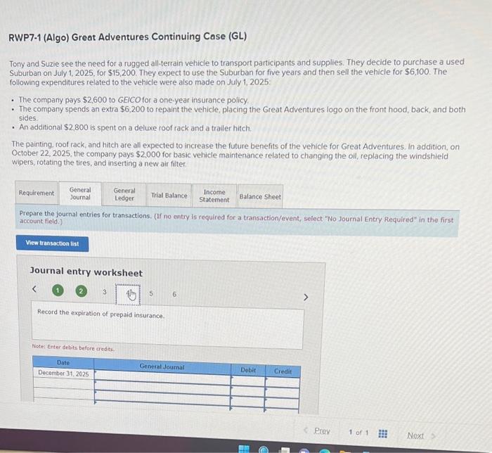 for a rugged all-terrain vehicle to transport participants and supplies. They decide