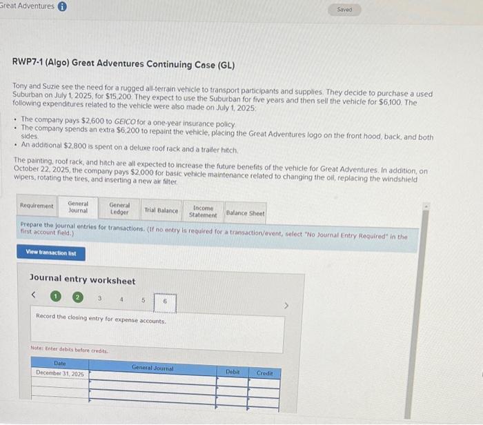 expect to use the Suburban for five years and then sell the