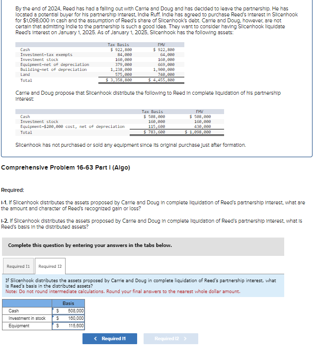  Show me the steps to solve Comprehensive Problem 16-63(LO 16-1, LO