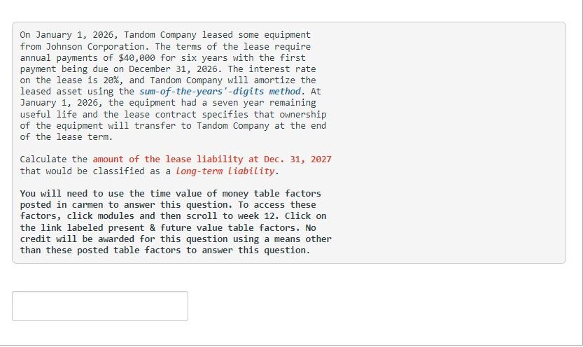  Please use tables provided for any annuity or lump sum needed