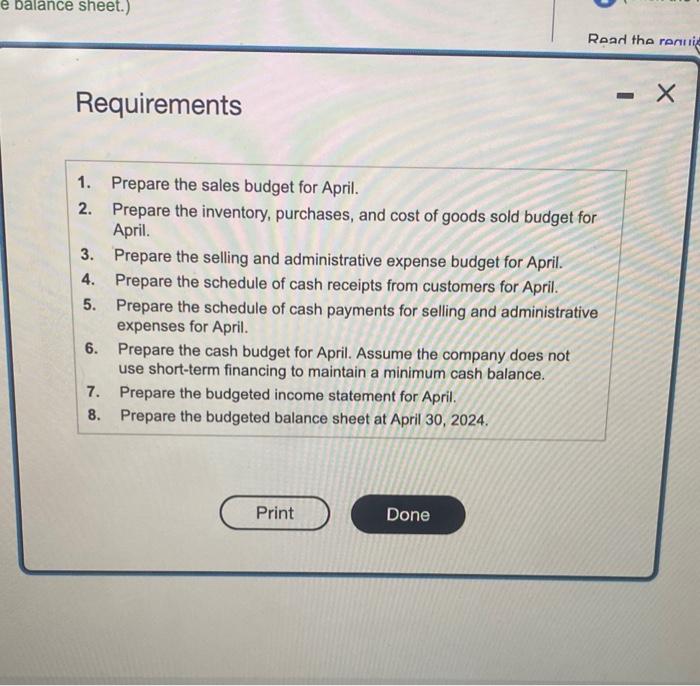 follows: 1. (Click the icon to view the information.) (Click the icon