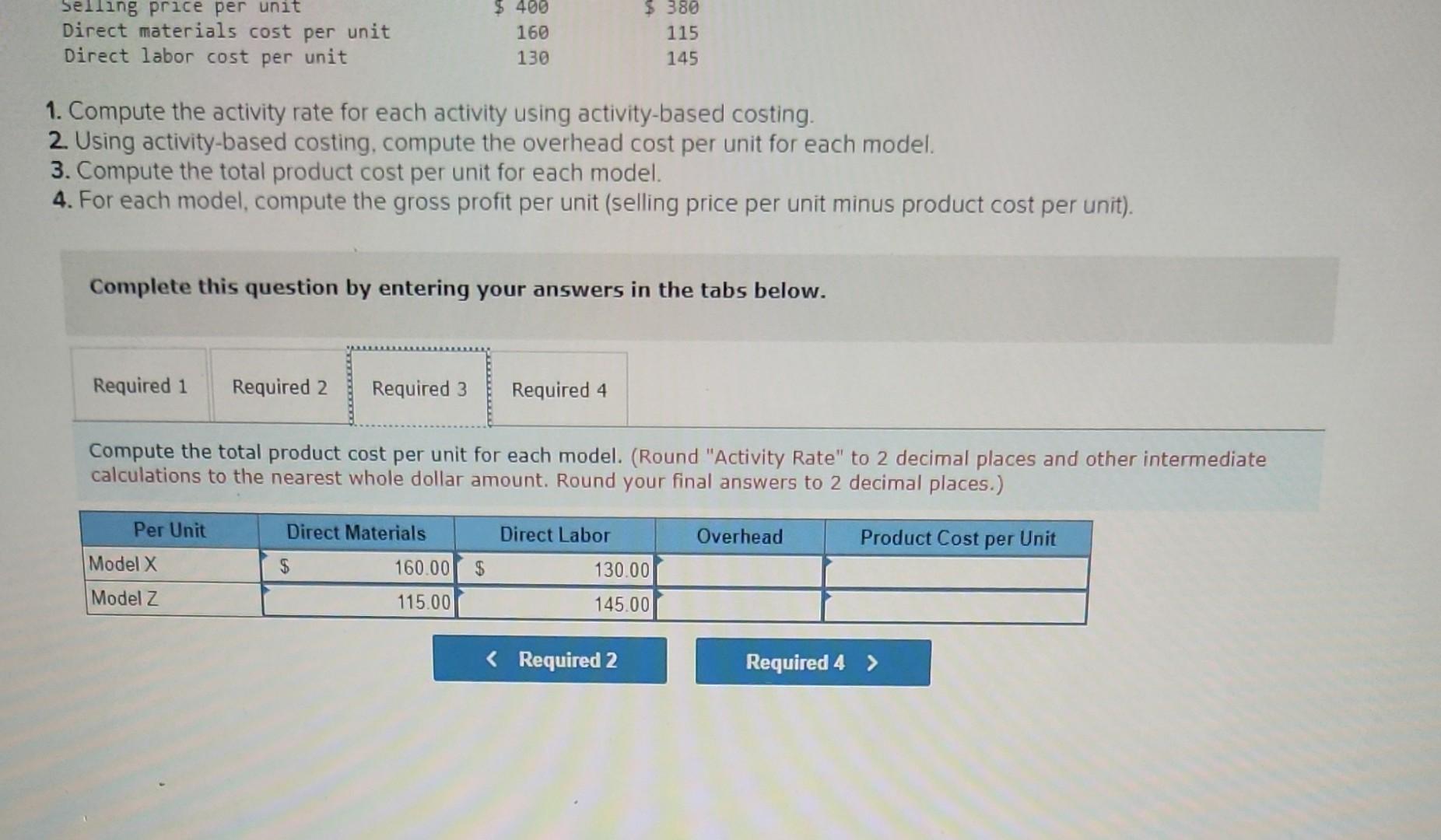 processes follow. Additional production information concerning its two models follows. 1. Compute