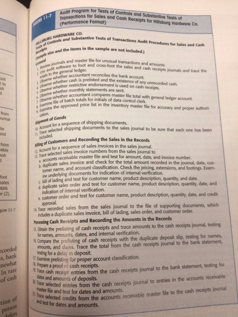 this case study pages 274-276 you obtained an understanding of internal control
