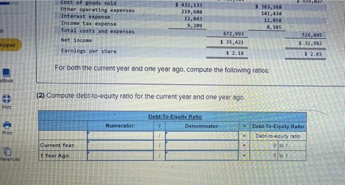 2.14 points Skopped eBook Hint Print References Saved Simon Company's year-end balance