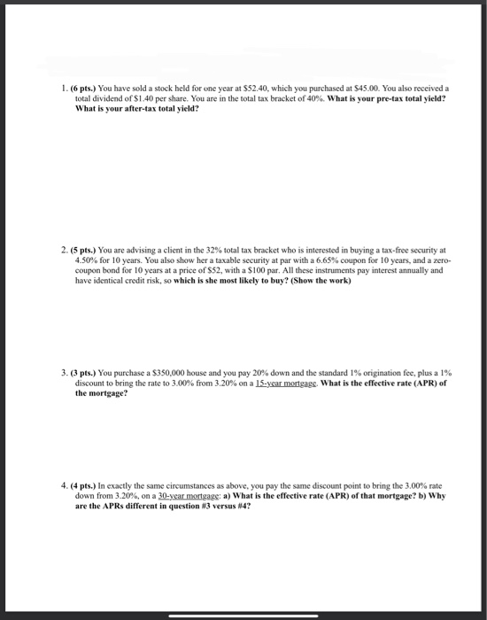 Hello! Please answer all and explain how to answer. I have an