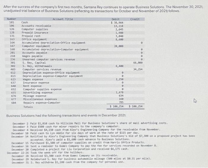 Please help with each objective. The journal entires sections includes all accounts,