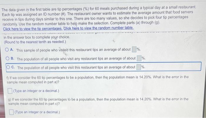 to estimate the average amount that food servers receive in tips during