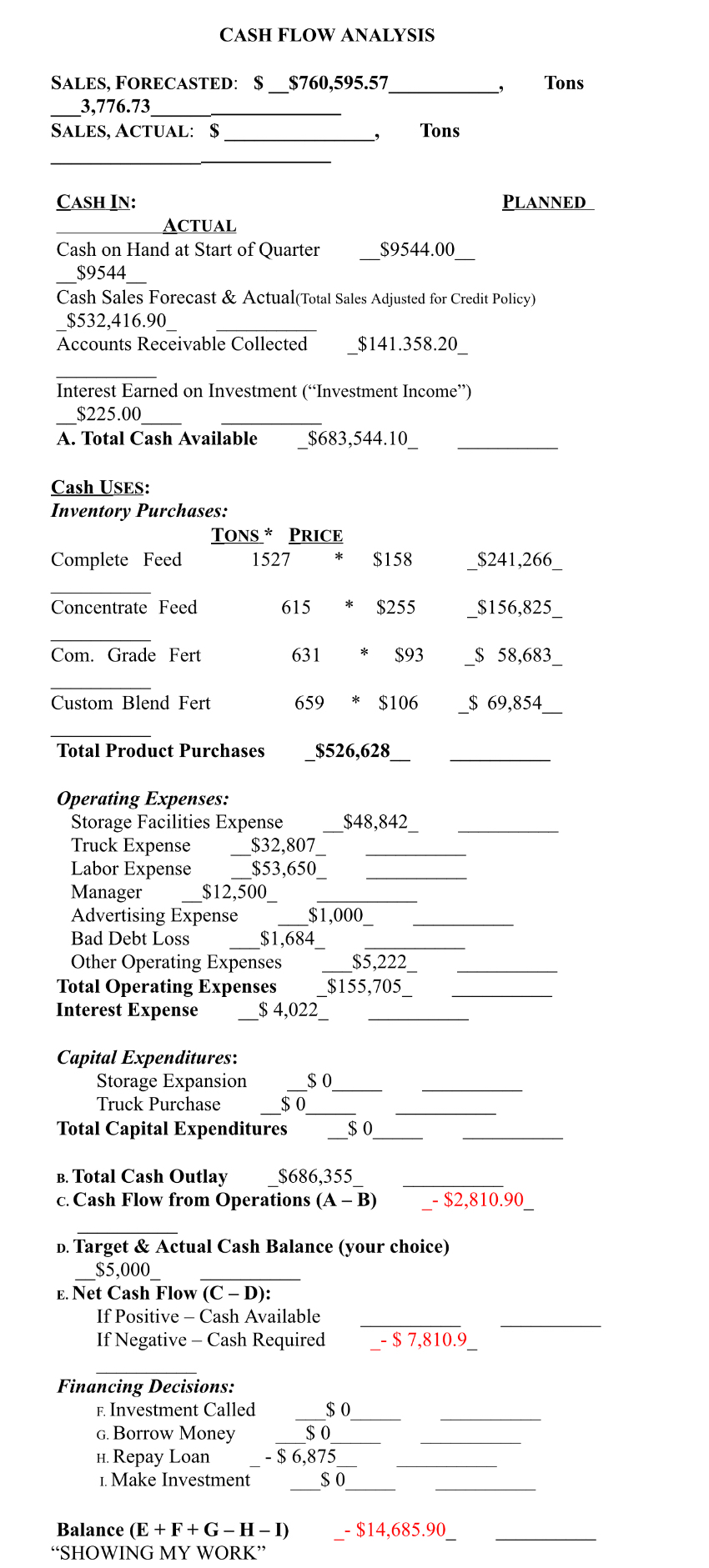  Your team's second task is to analyze discrepancies between what was