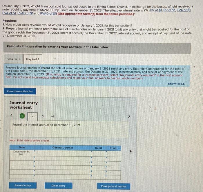 School District. In exchange for the buses, Wright received a note requiring