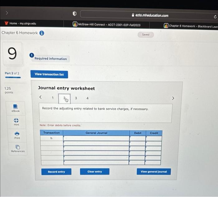 debits before credits. a. 3 Record the adjusting entry related to outstanding