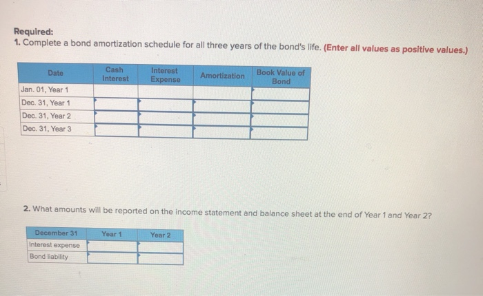 at a Premium and Determining Reported Amounts LO10-5 On January 1 of