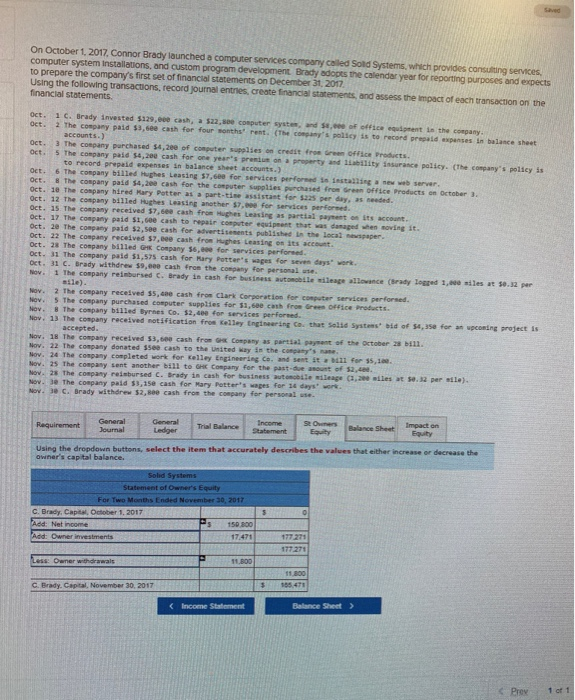 called Solid Systems, which provides consulting Services computer system installations, and custom