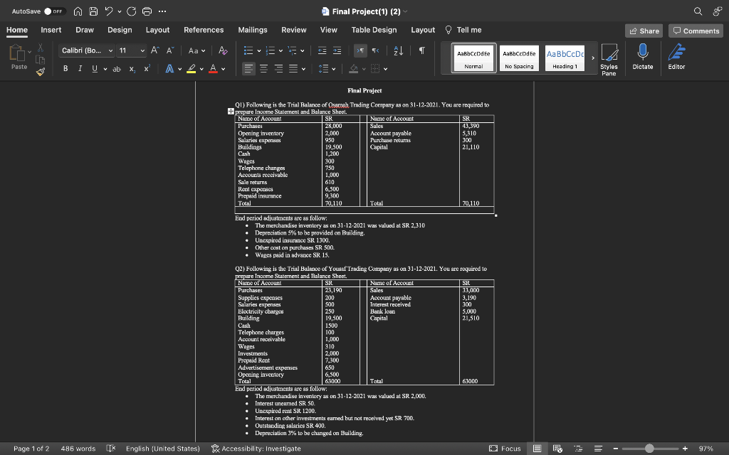 please answer the first question. it wants you to create an income