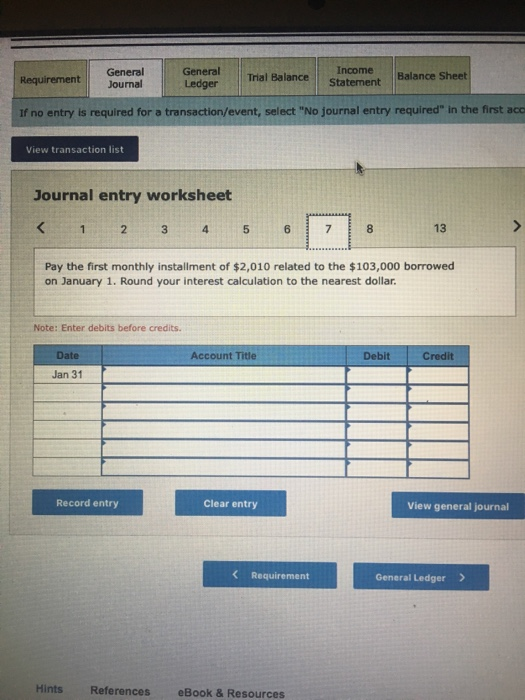 $2,010 are required at the end of oach month for 60 months.