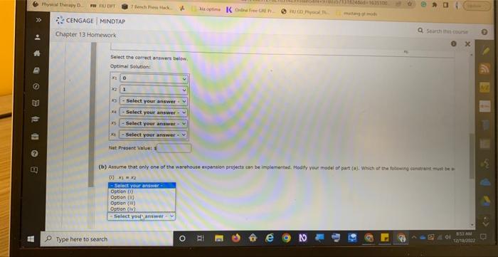 atternativn, the nat preaent watie if the capital requirements, and the available