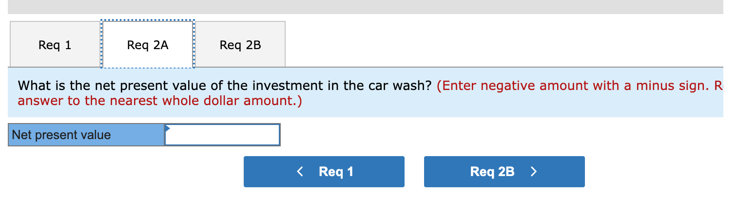the following information: a. A building in which a car wash could