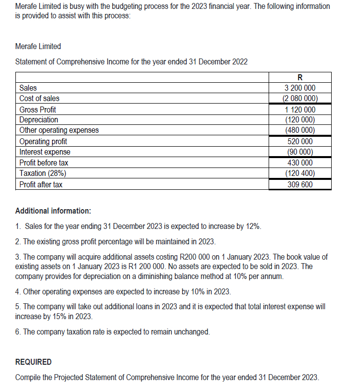  Read the Case Study below and answer ALL of the questions