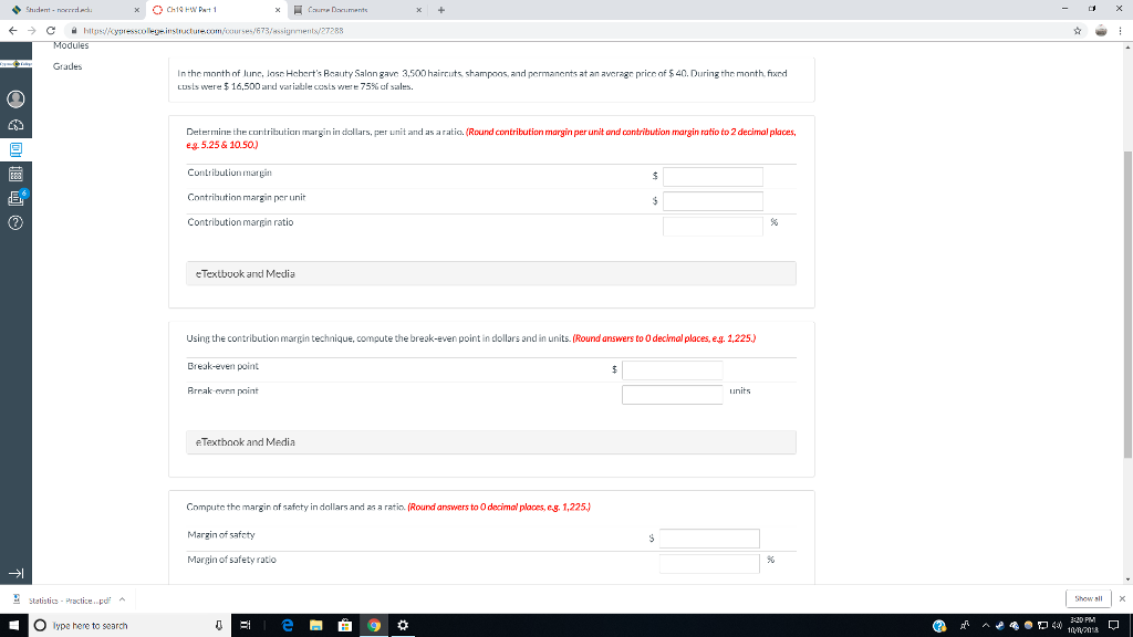 Please help me fill out the boxes below. In the month of