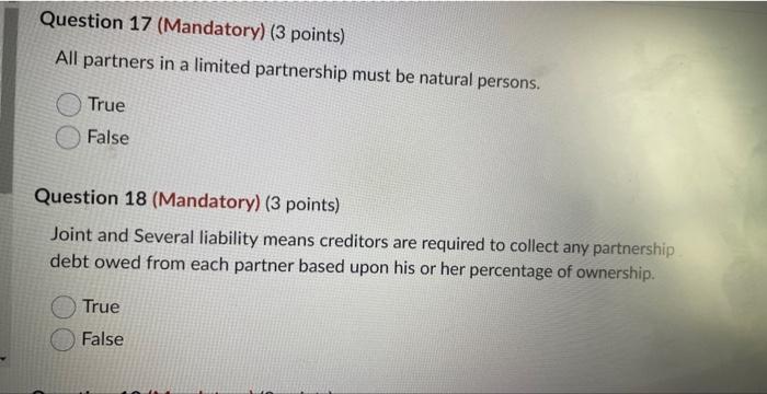 of individual owners who find mutual benefit from working together. True False