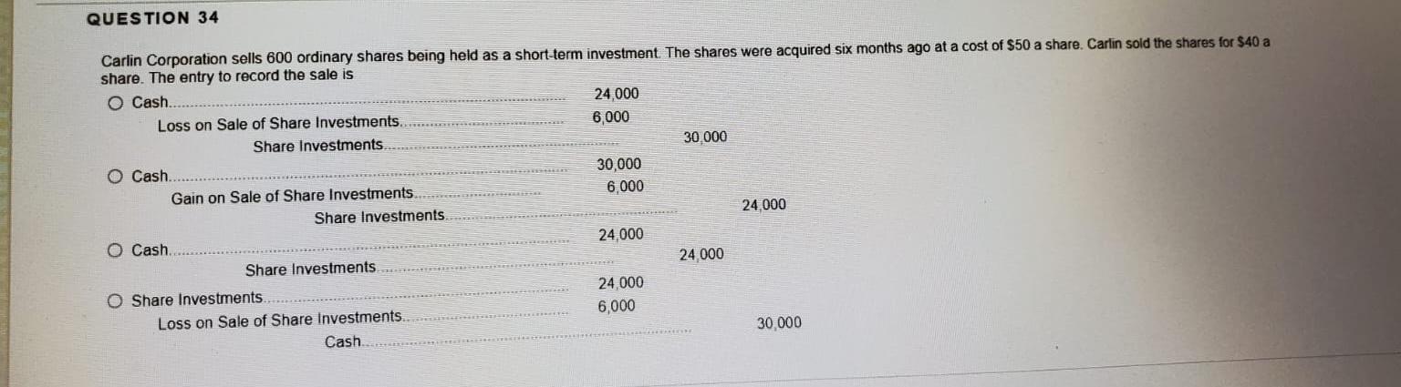 Q34 give correct answer in 10 mins i will thumb up