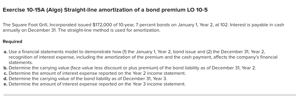 of December 31 , Year 2 . Determine the amount of interest