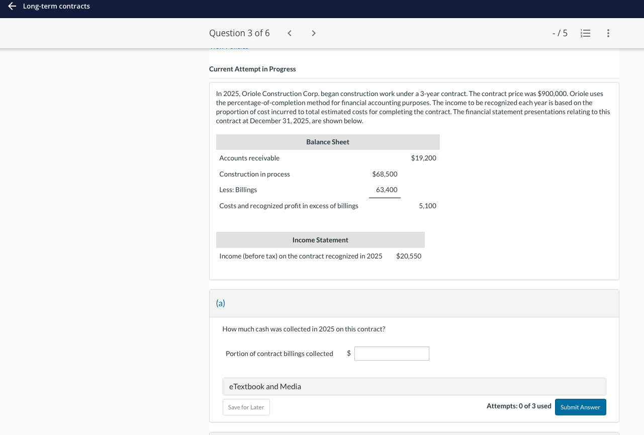  Current Attempt in Progress In 2025, Oriole Construction Corp. began construction