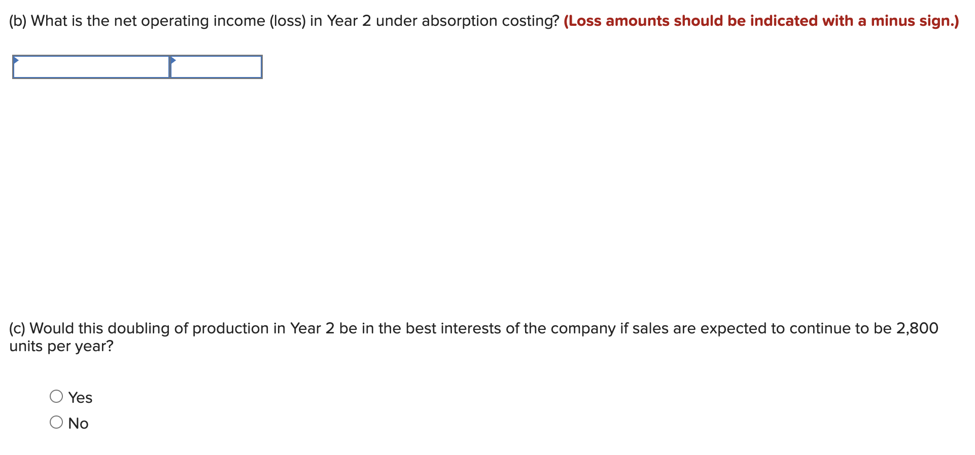 & & \\ \hline Manufacturing costs: & & & \\ \hline Variable