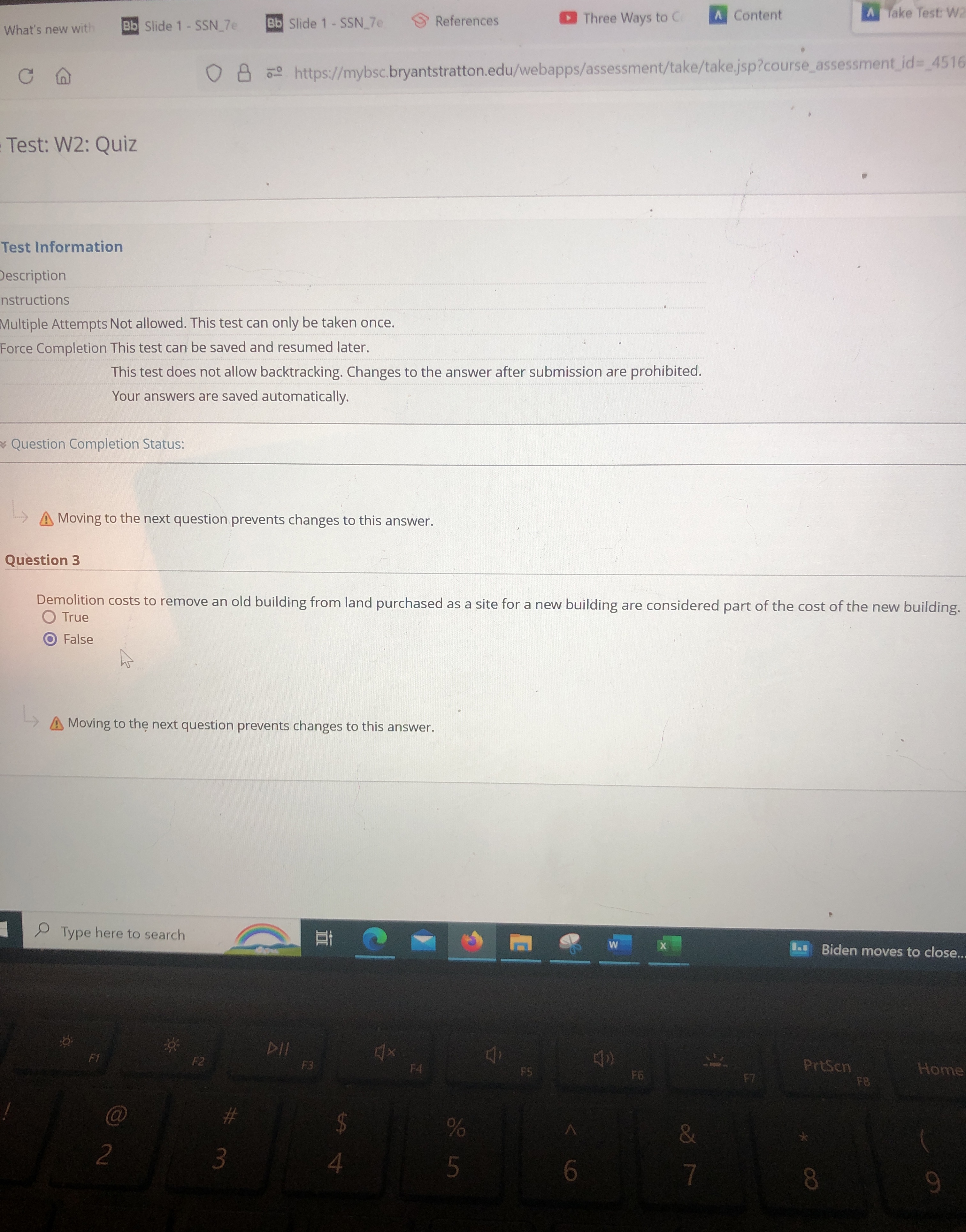  Moving to the next question prevents changes to this answer. Question