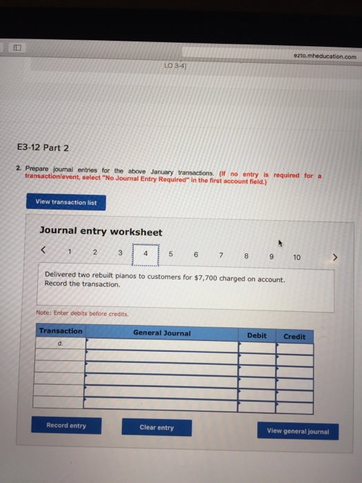 Posting Accrual Basis Journal Entries and The following information applies to the