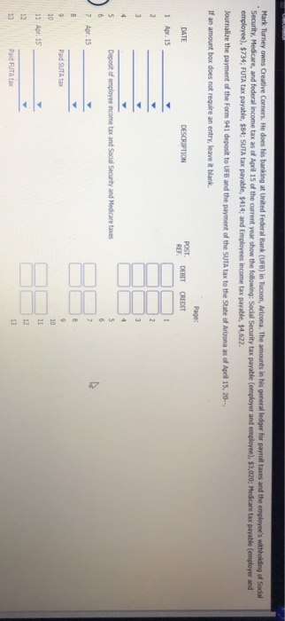  Mark Turney owns Creative Corners, He does his banking at United