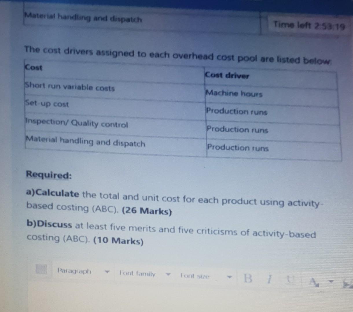 snack line. Forecasted details related to the four products and relevant information