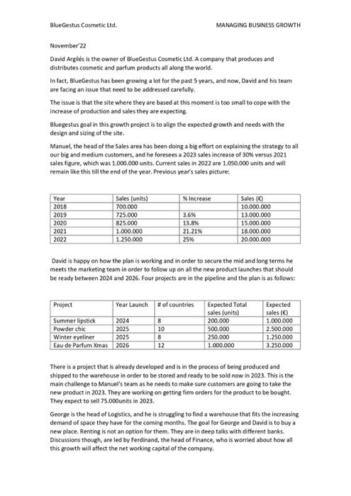 Urgent !!!!!!!!! 1.a Write down the main risks you encounter and foresee